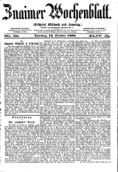 Znaimer Wochenblatt