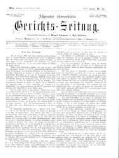 Allgemeine Österreichische Gerichtszeitung