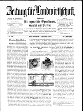 Zeitung für Landwirtschaft