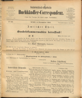 Oesterreichische Buchhändler-Correspondenz