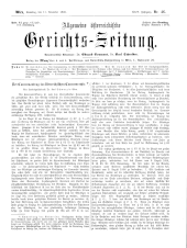 Allgemeine Österreichische Gerichtszeitung