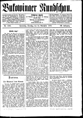 Bukowinaer Rundschau
