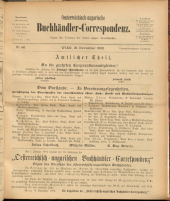 Oesterreichische Buchhändler-Correspondenz