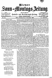 Wiener Sonn- und Montags-Zeitung