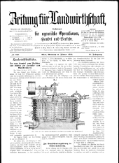 Zeitung für Landwirtschaft