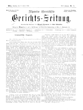 Allgemeine Österreichische Gerichtszeitung