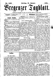Bregenzer/Vorarlberger Tagblatt