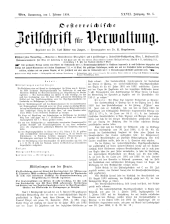 Österreichische Zeitschrift für Verwaltung