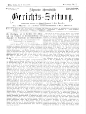 Allgemeine Österreichische Gerichtszeitung