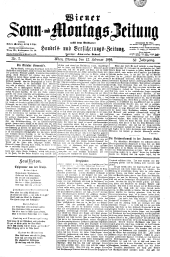 Wiener Sonn- und Montags-Zeitung