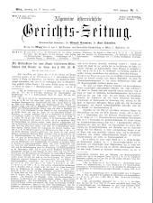 Allgemeine Österreichische Gerichtszeitung