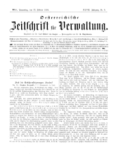 Österreichische Zeitschrift für Verwaltung