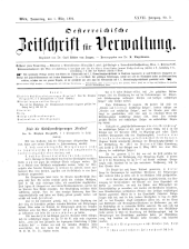 Österreichische Zeitschrift für Verwaltung