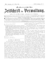 Österreichische Zeitschrift für Verwaltung