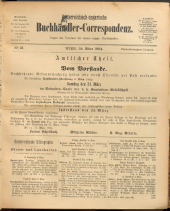 Oesterreichische Buchhändler-Correspondenz