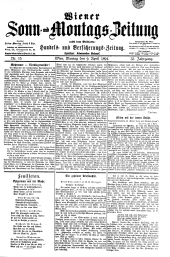 Wiener Sonn- und Montags-Zeitung