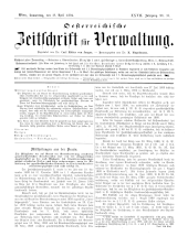 Österreichische Zeitschrift für Verwaltung