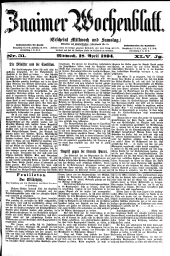 Znaimer Wochenblatt
