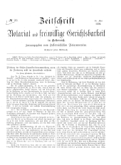 Zeitschrift für Notariat und freiwillige Gerichtsbarkeit in Österreich