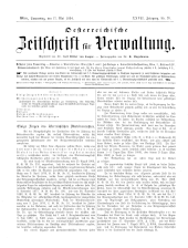 Österreichische Zeitschrift für Verwaltung