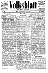 Volksblatt für Stadt und Land