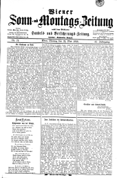 Wiener Sonn- und Montags-Zeitung