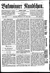 Bukowinaer Rundschau