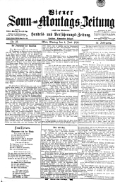Wiener Sonn- und Montags-Zeitung
