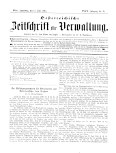 Österreichische Zeitschrift für Verwaltung