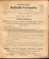 Oesterreichische Buchhändler-Correspondenz