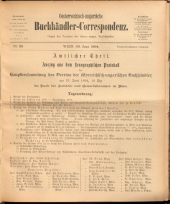 Oesterreichische Buchhändler-Correspondenz