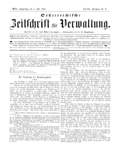 Österreichische Zeitschrift für Verwaltung