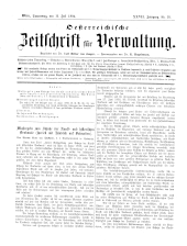 Österreichische Zeitschrift für Verwaltung