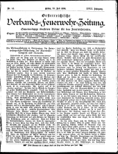 Österreichische Verbands-Feuerwehr-Zeitung