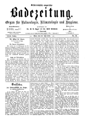 Österreichische Badezeitung