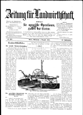 Zeitung für Landwirtschaft