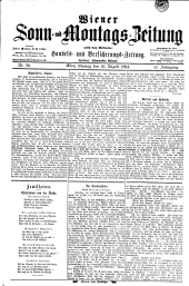 Wiener Sonn- und Montags-Zeitung