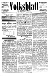 Volksblatt für Stadt und Land