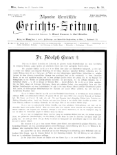 Allgemeine Österreichische Gerichtszeitung