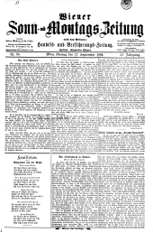 Wiener Sonn- und Montags-Zeitung