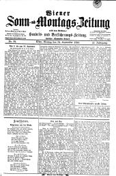 Wiener Sonn- und Montags-Zeitung