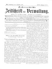 Österreichische Zeitschrift für Verwaltung