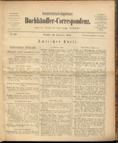 Oesterreichische Buchhändler-Correspondenz