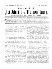 Österreichische Zeitschrift für Verwaltung