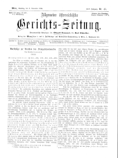 Allgemeine Österreichische Gerichtszeitung