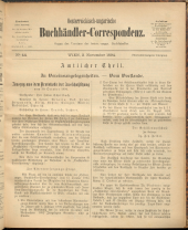 Oesterreichische Buchhändler-Correspondenz