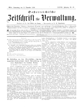 Österreichische Zeitschrift für Verwaltung