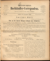 Oesterreichische Buchhändler-Correspondenz