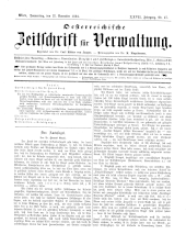 Österreichische Zeitschrift für Verwaltung