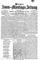 Wiener Sonn- und Montags-Zeitung